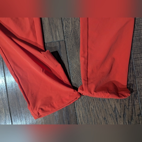 Patagonia Women's Bright Orange Chambeau Rock Hiking Pants Size 0 Zip Pockets - Picture 9 of 14